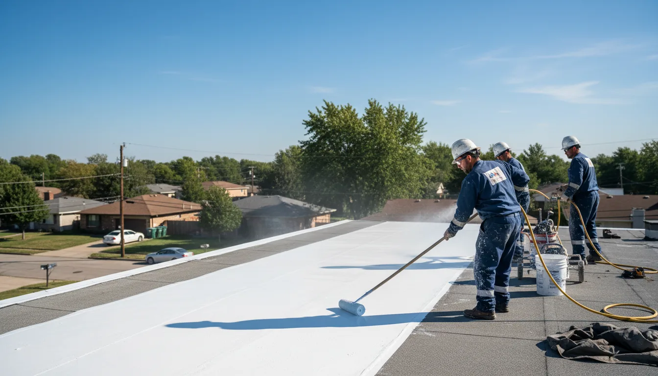 Commercial roof coating in Young America, MN near me